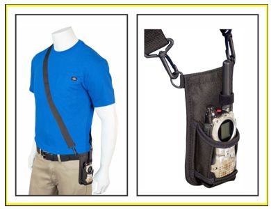 walkie talkie holster shoulder
